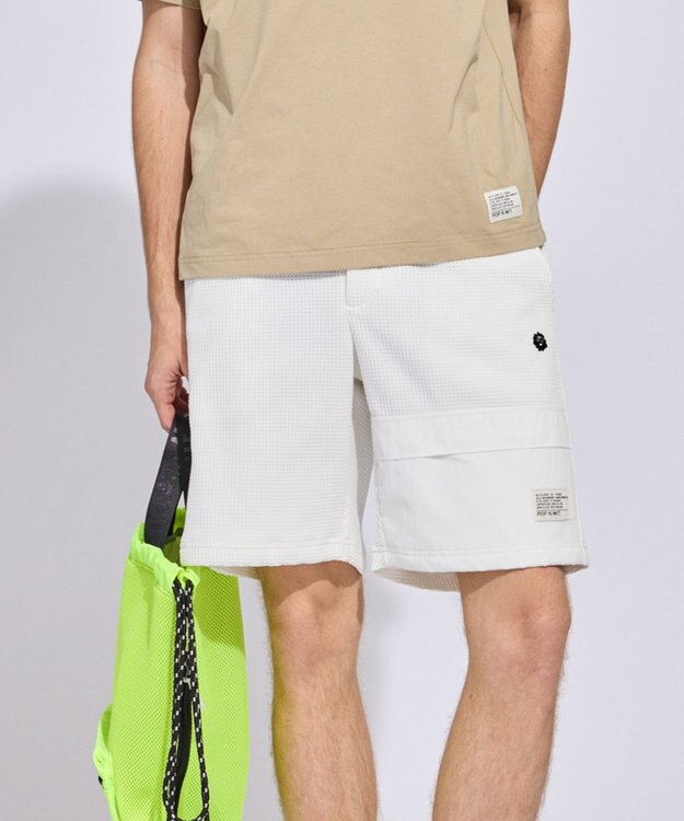 PW CIRCULUS 【MEN】ワッフルショーツ 2026年モデル ゴルフ ホワイト系