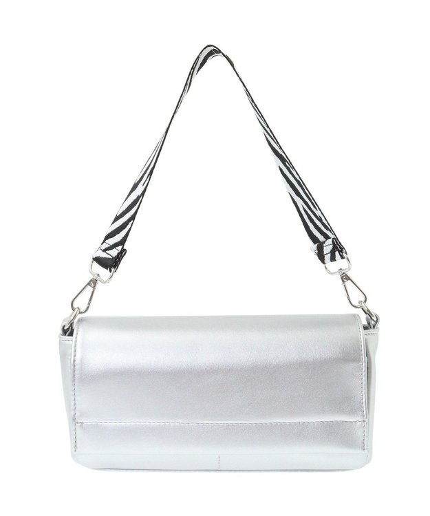 AMERICAN HOLIC 2WAY柄テープショルダーバッグ Silver