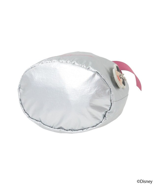 earth music&ecology 【予約】Disney/ミッキーチャーム付きリボン巾着 シルバー