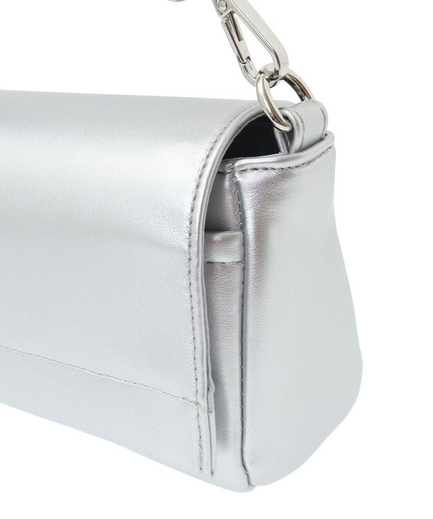 AMERICAN HOLIC 2WAY柄テープショルダーバッグ Silver