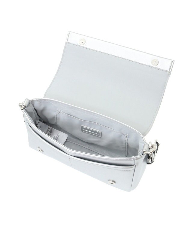 AMERICAN HOLIC 2WAY柄テープショルダーバッグ Silver