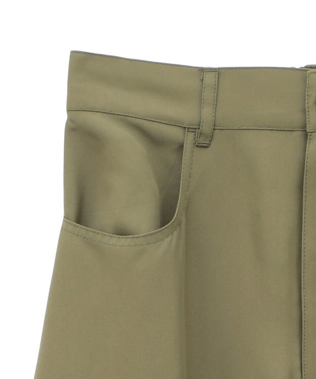 Green Parks ・ELENCARE DUE ハイブリットティアードスカート Khaki