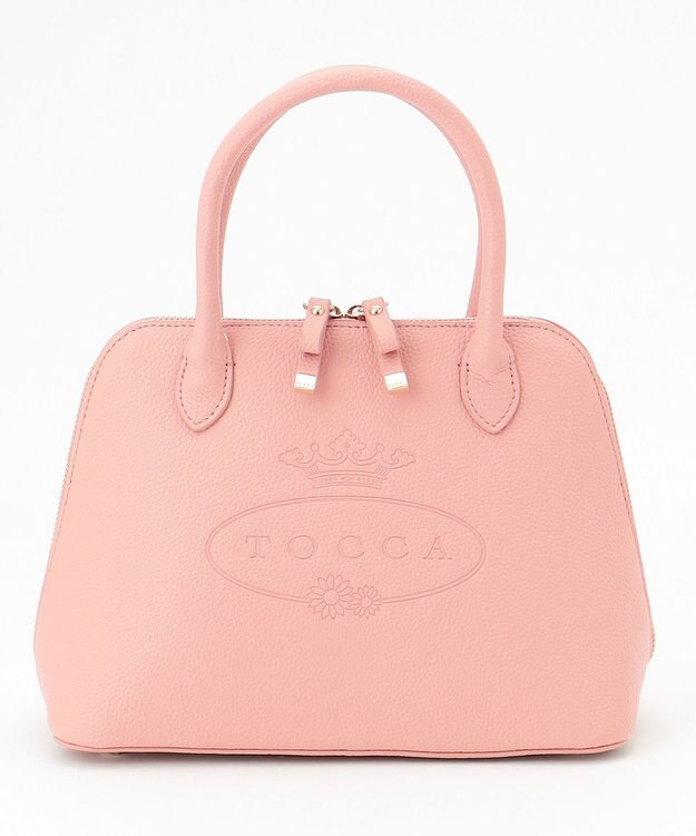 TOCCA CRESTA LEATHER POCHETTE ポシェット ピンク系