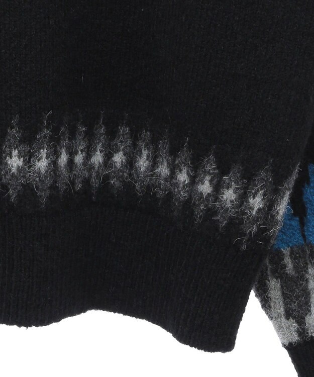 AMERICAN HOLIC ノルディック柄ニットプルオーバー Gray Mixture