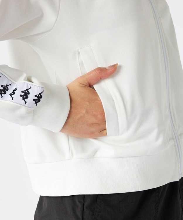 OP／FILA 【Kappa】バンダテープ ジャージトラックジャケット ホワイト