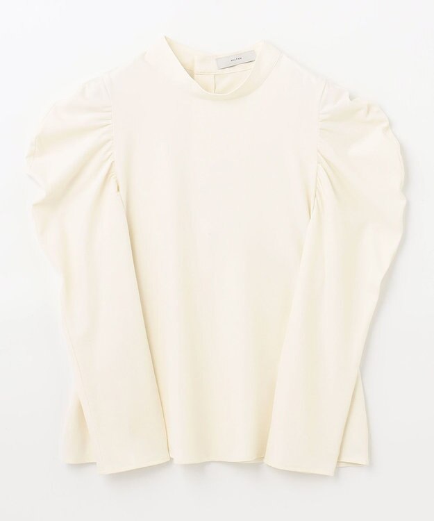 ANY タックボリュームブラウス アイボリー