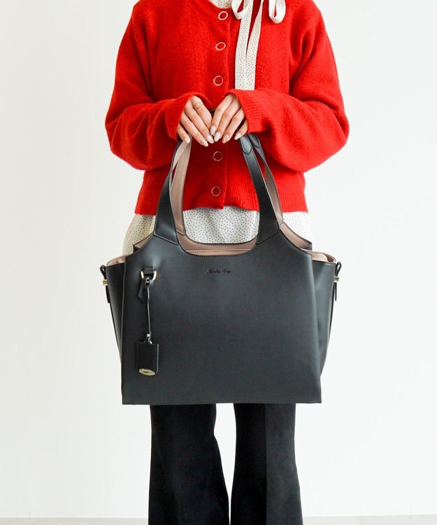 ACE BAGS & LUGGAGE Jewelna Rose アテナ トートバッグ A4サイズ 16322 ジュエルナローズ ブラック