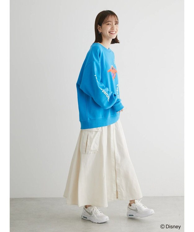 Green Parks ベイマックス／グラフィック裏毛プルオーバー Blue