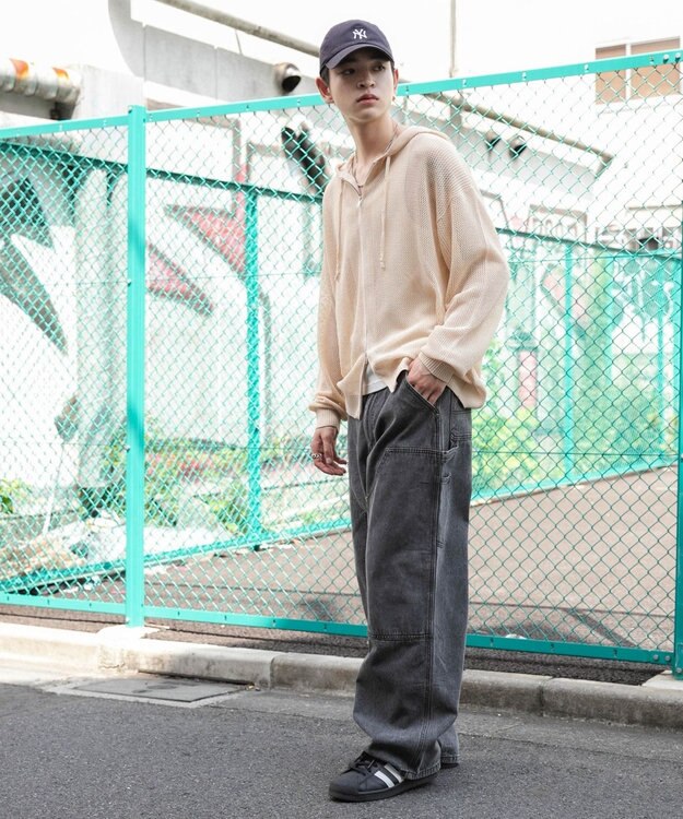 WEGO ワーカーズダブルニーパンツ ブラックその他