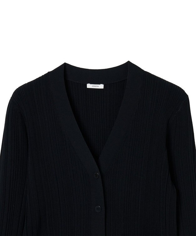 JOSEPH ニットプリッセ　カーディガン Black