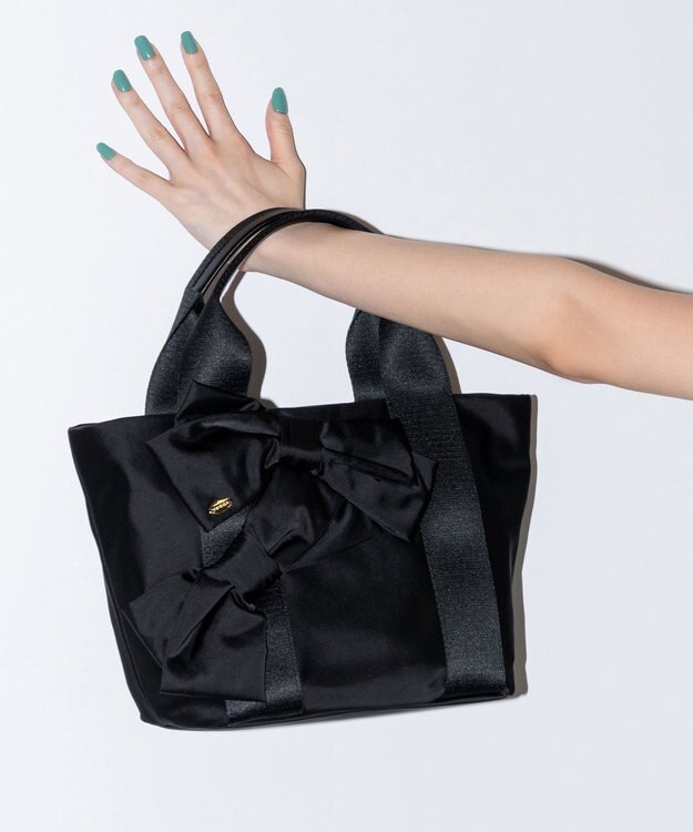 TOCCA 【大人百花掲載・撥水】T CADEAU TOTE トートバッグ ブラック系