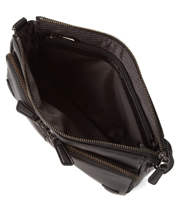 ACE BAGS & LUGGAGE LO HOMME PRESSE アルカイックソフト 本革 横型ショルダーバッグ 71784 ロ・オム・プレッセ ブラック