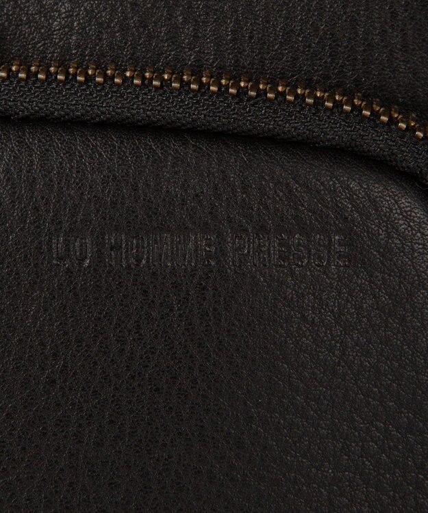 ACE BAGS & LUGGAGE LO HOMME PRESSE アルカイックソフト 本革 横型ショルダーバッグ 71784 ロ・オム・プレッセ ブラック