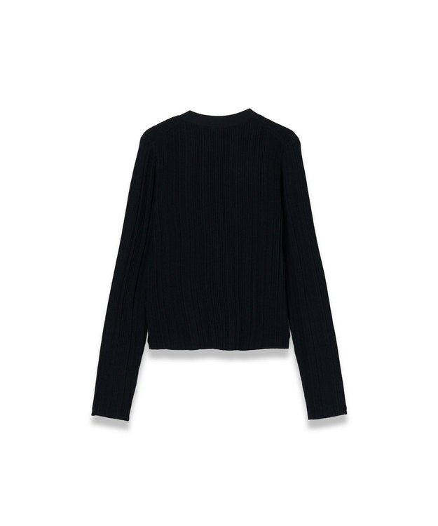 JOSEPH ニットプリッセ　カーディガン Black