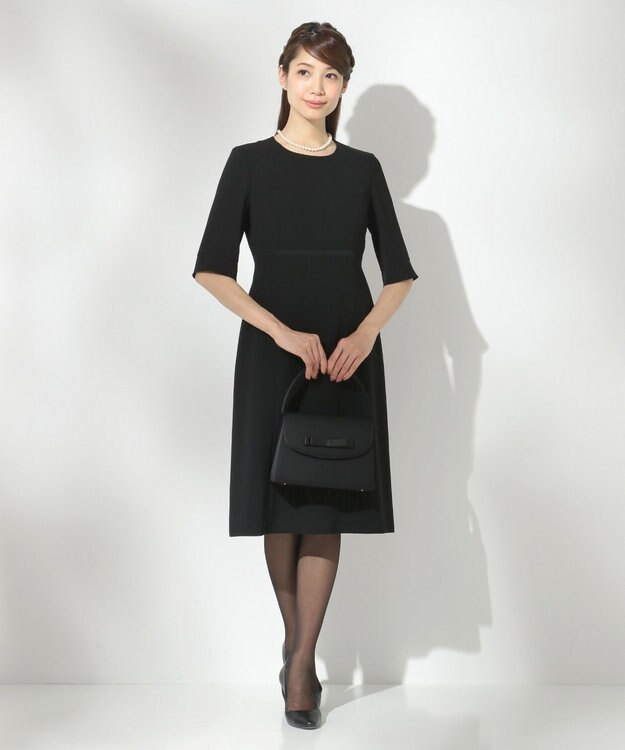 組曲 NOIR モランナ経二重 ジャケット+ワンピース ブラック系