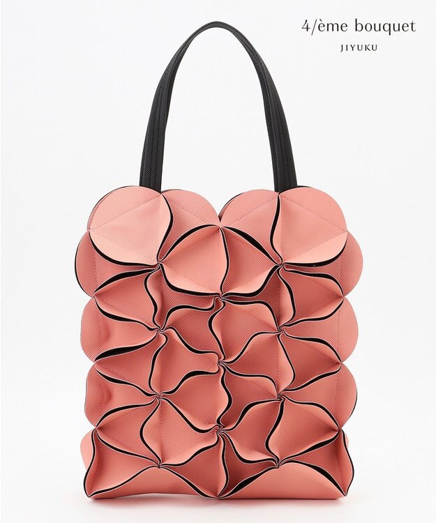 自由区 【ELEMOOD】BLOSSOMシリーズ フラワーモチーフバッグ ライトピンク