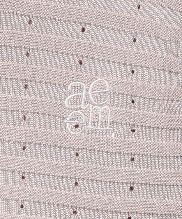 earth music&ecology 配色バックリボンプルオーバー Pink Beige