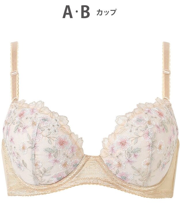 Wing ブラジャー バストとカップのすきまにフィット 自然にボリュームメイク ソフトなつけごこち 【スキマフィットブラ】 ブラ KB2367 ウイング／ワコール ベージュ