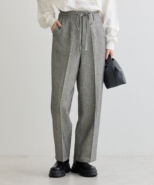 Green Parks ・ＥＬＥＮＣＡＲＥ　ＤＵＥ　ツイードカーブパンツ