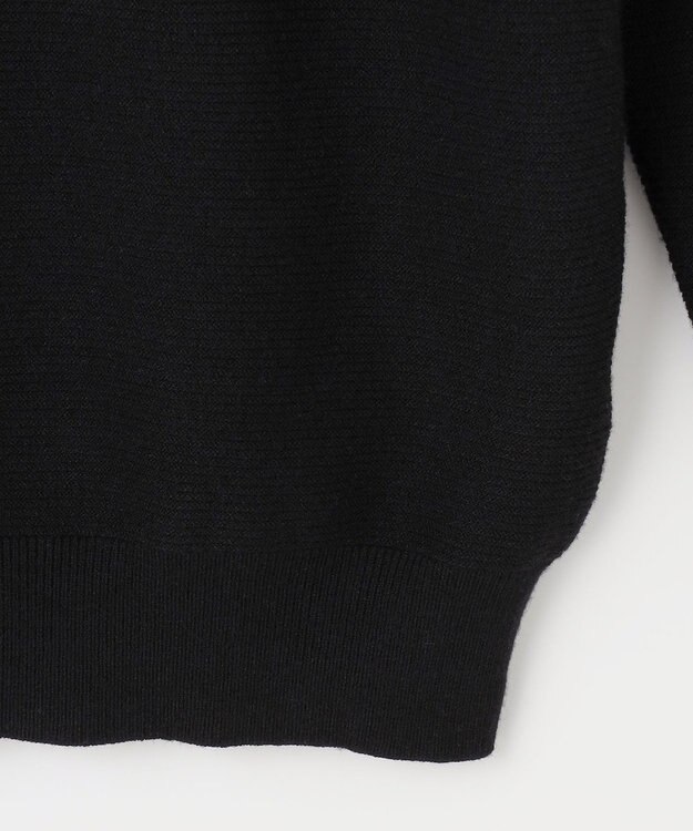 ANY 【ウエストゴム/洗濯機可能】ハンドトゥースセットアップ ブラック×オフ