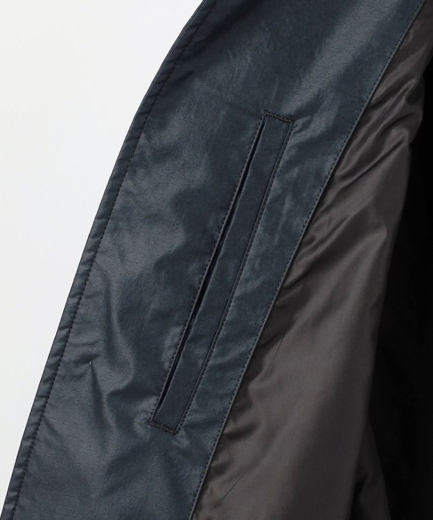 JOSEPH ABBOUD MOUNTAIN 【ストレッチ】ヴィンテージワックスストレッチアウトドア ブルゾン ネイビー系