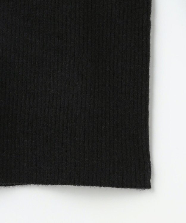 Feroux 【先行予約】リボンタイリブ ニット ブラック系