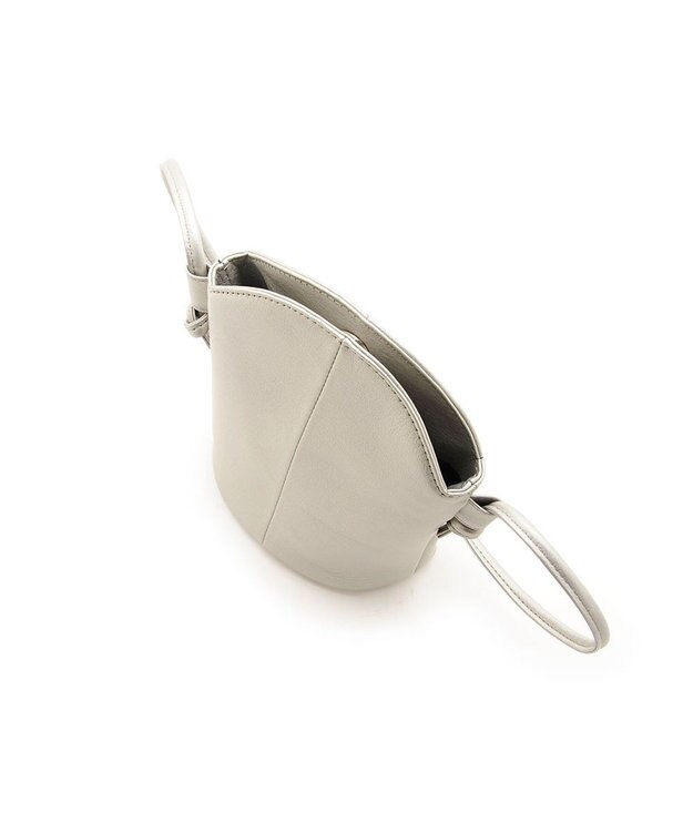 MioFIRANO CO-03 arch_mini shoulder ミニショルダーバッグ 本革　MIOF. ミオフ SILVER