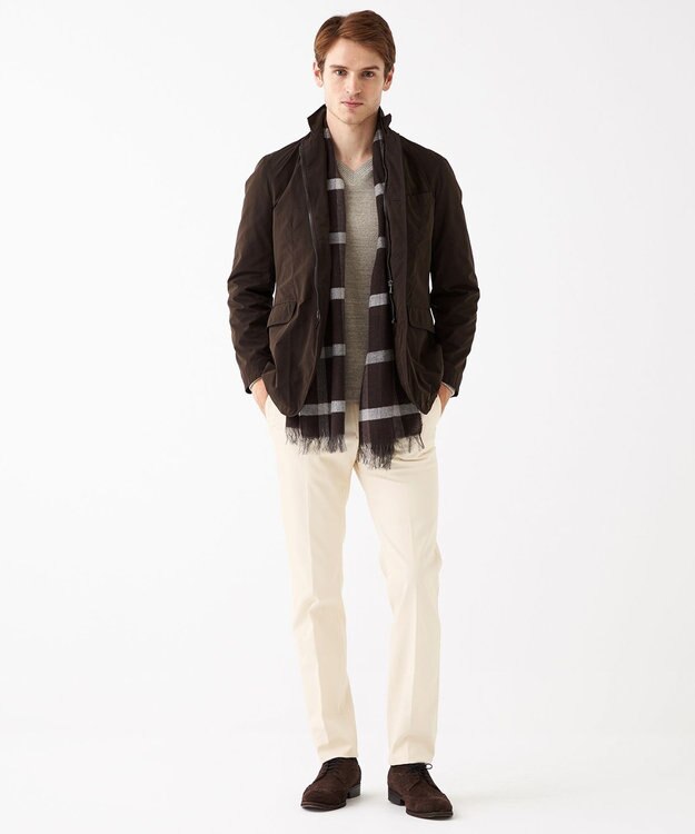 JOSEPH ABBOUD ハイパワーOGトリコチン  パンツ ホワイト系