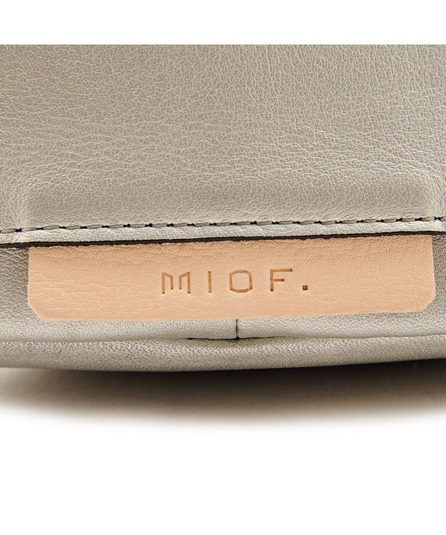 MioFIRANO CO-03 arch_mini shoulder ミニショルダーバッグ 本革　MIOF. ミオフ SILVER