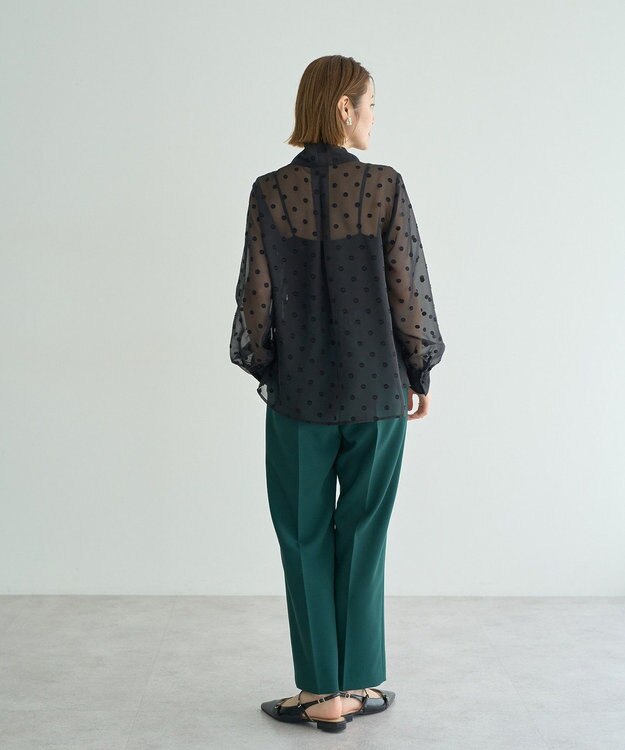 YECCA VECCA サイドベルテッドパンツ Green