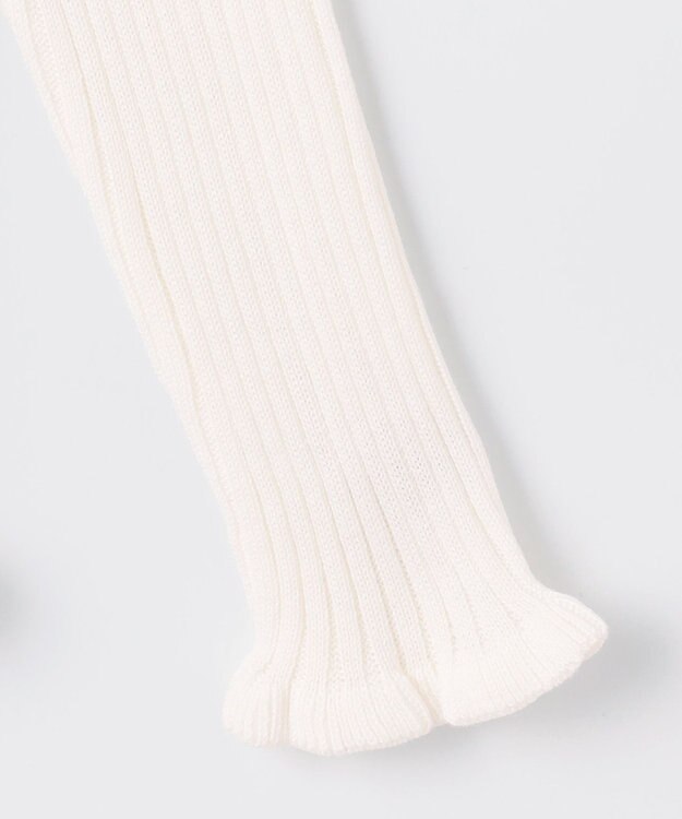 組曲 KIDS 【110-140cm】リブ ニット オフホワイト系