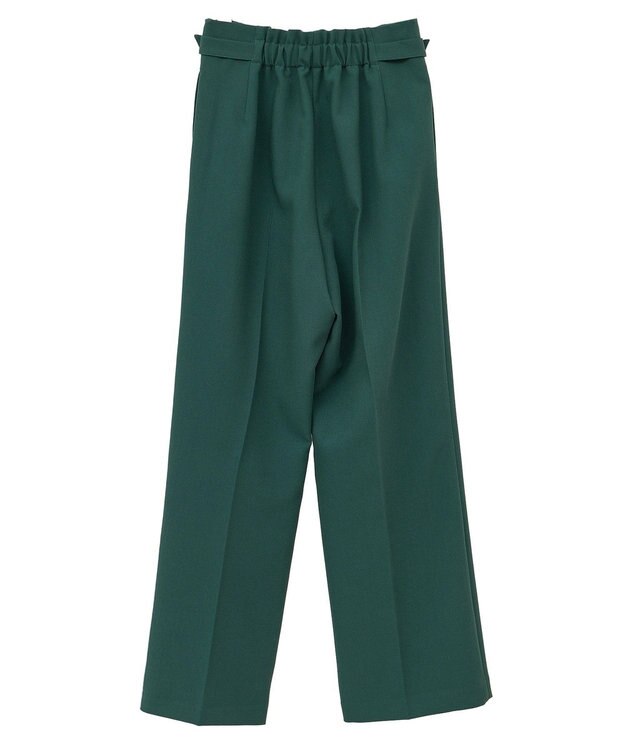 YECCA VECCA サイドベルテッドパンツ Green
