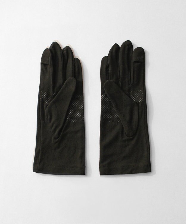 ORuKuBET 【WEB限定・数量限定】リングビジュー付きUVカットグローブ (WOMEN)【 UVカット・タッチパネル対応 】 ブラック