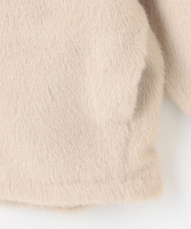 ANY ファーブルゾン ライトベージュ