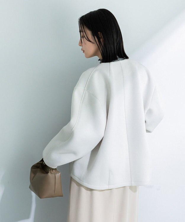 Green Parks ＺＩＰカラーブルゾン Ecru