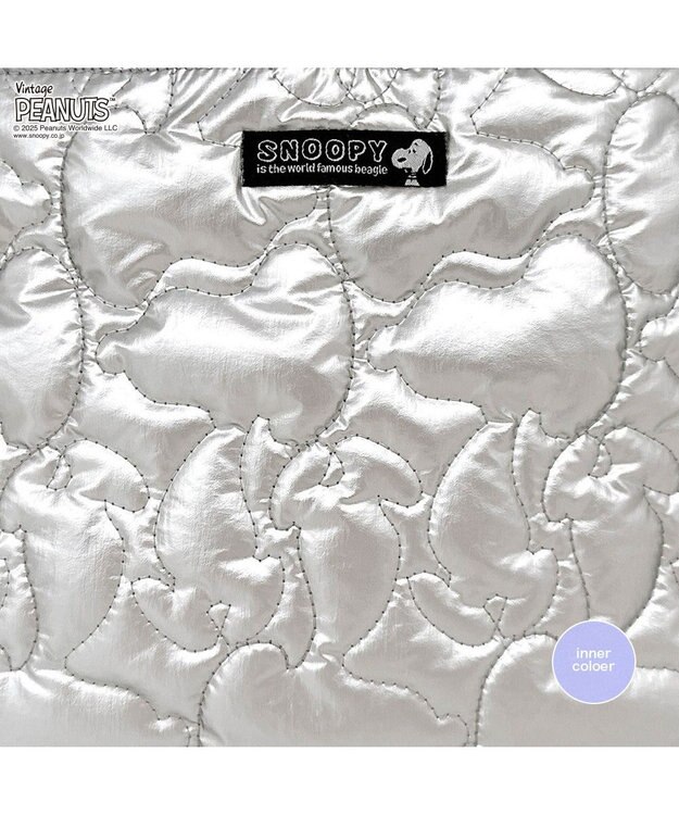 ROOTOTE 8450【スヌーピー】IP.ミディアム.キルト.ピーナッツ-0N 02：シャイニーシルバー