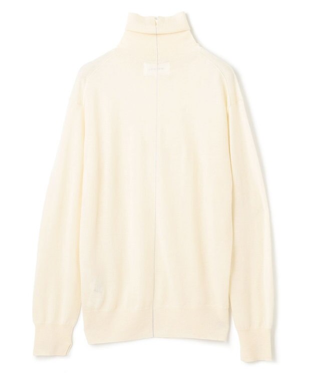 BEIGE， 【洗える】RICARD / カシミヤタートルニット Ecru