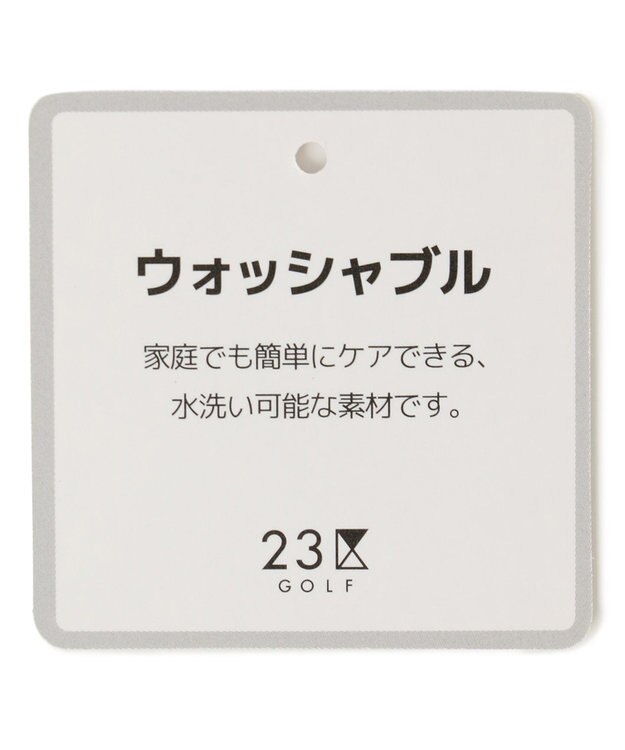 23区GOLF 【WOMEN】【手洗い可】ニット フレアスカート ブラック系