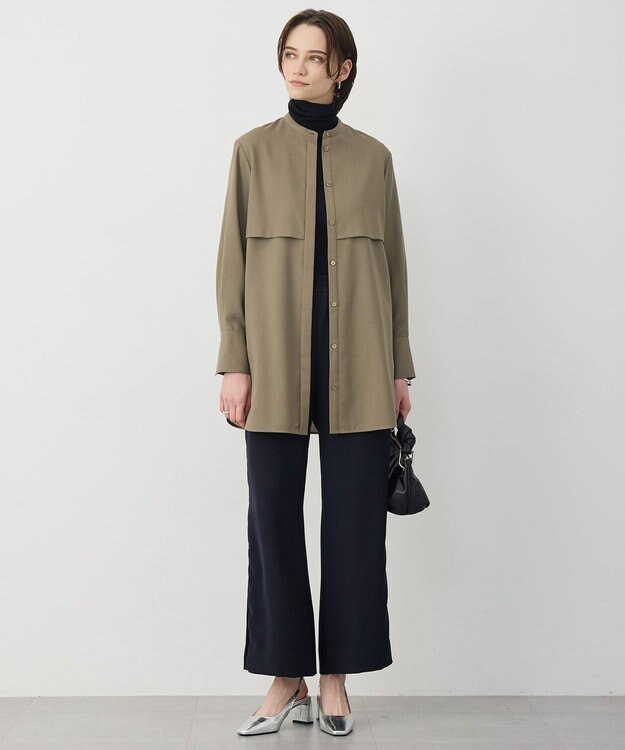 ICB ベルベットライン トラックワイドパンツ ネイビー