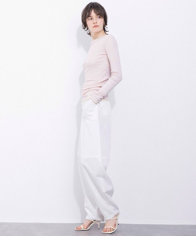 NAVE 【Nave・セットアップ可/洗える/撥水】スパンツイル パンツ ホワイト系