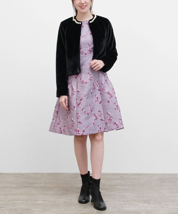 CUSHY ノーカラーフェイクファーコート / TOCCA | ファッション通販