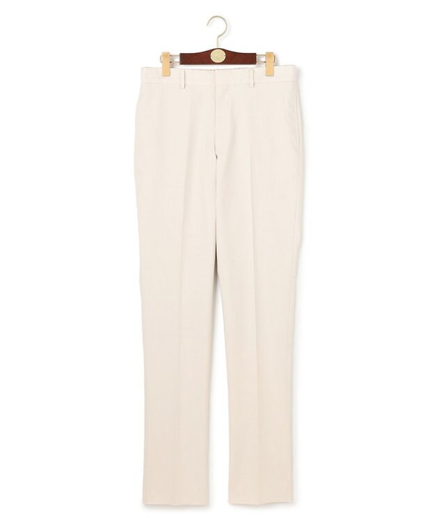 J.PRESS MEN 【ストレッチ性 / 洗える / 接触冷感】エレガントラミーコンフォート スラックス アイボリー系