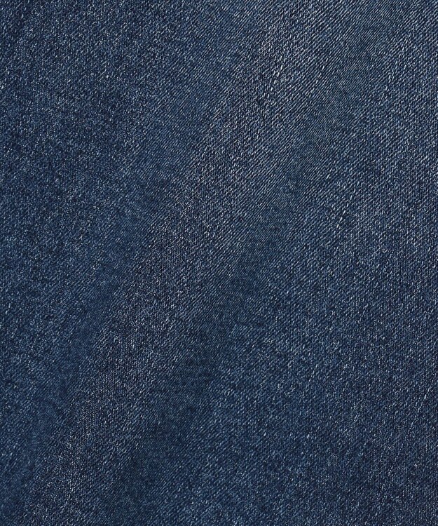 ANY L 【ウエストゴム】ストレートワイドデニム フェードインディゴ