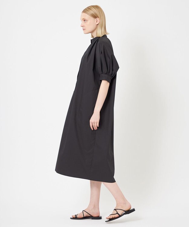 BEIGE， HYDRANGEA / ギャザーワンピース Black