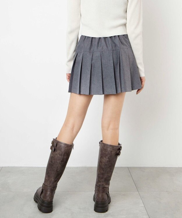 WEGO 厚底エンジニアロングブーツ ブラウン