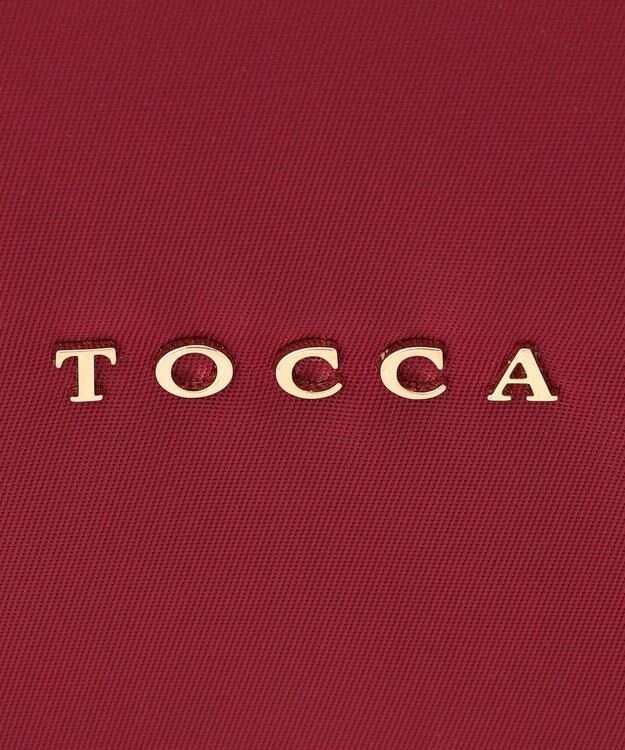 TOCCA 【ショルダー取り外し可能】FRILL GARLAND NYLONTOTE  トートバッグ レッド系