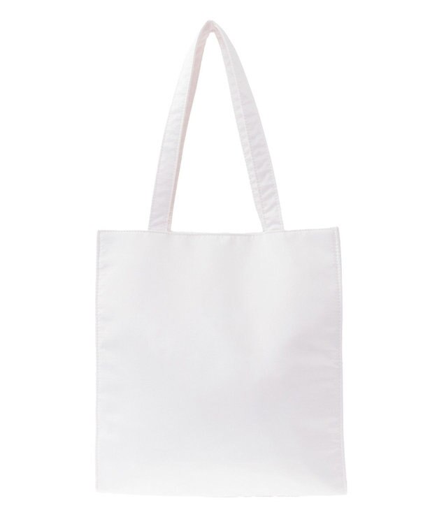 Maison de FLEUR コットンフリルスクエアトート Pink