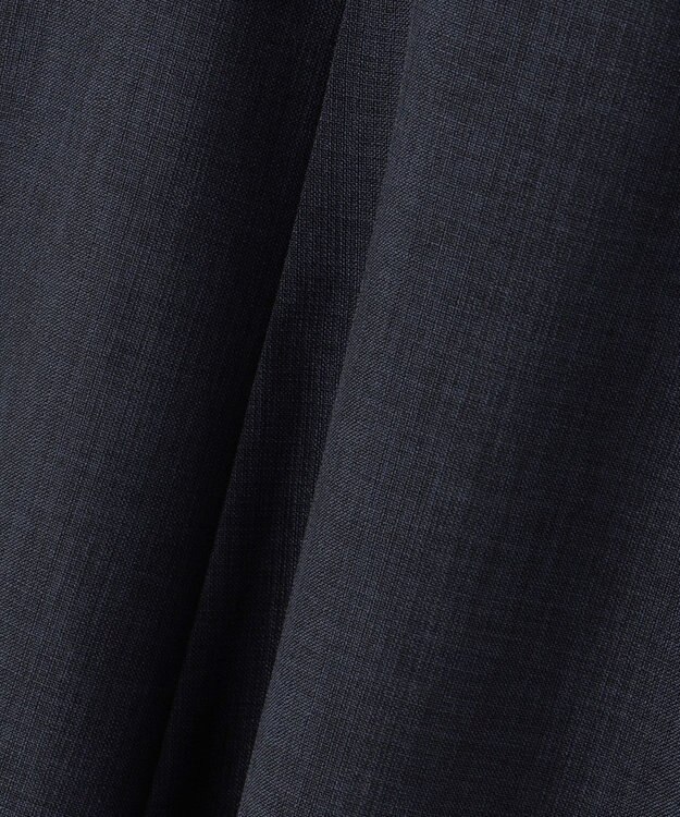 Feroux 【洗える】パールボタンジャケット×スカート セットアップ ネイビー系