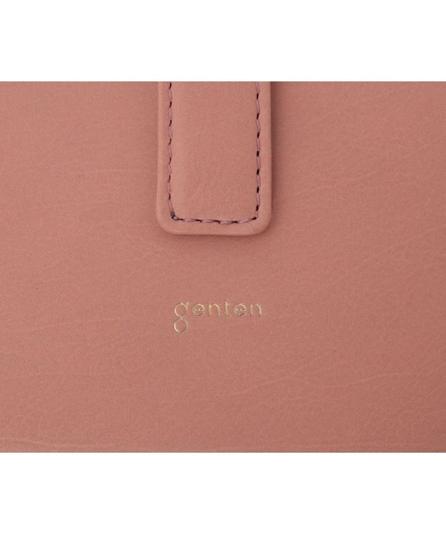 genten 【福財布】アルモニア 薄マチ長財布 モーブピンク