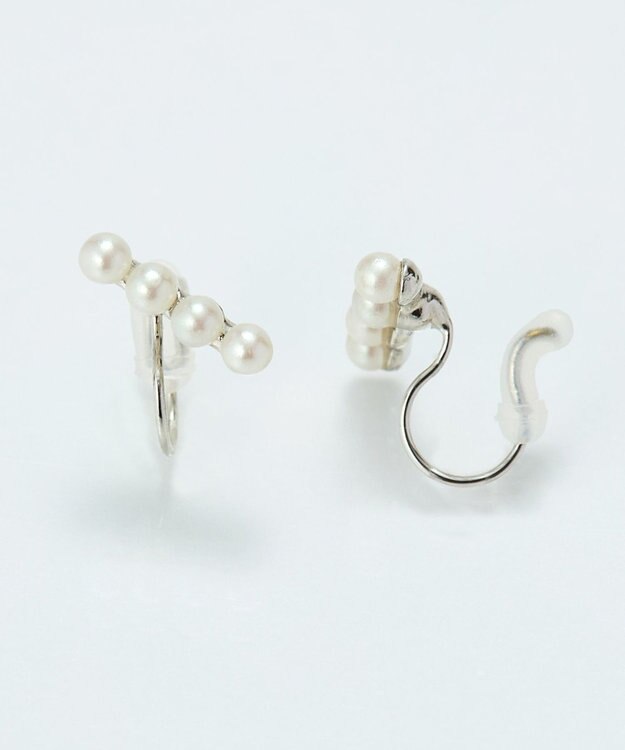 Phoebe 【痛くないシリーズ/金属アレルギー対応】バランスパールライトフィットイヤリング　シルバー シルバー